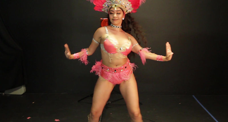 Samba Dancers - At the photo shoot